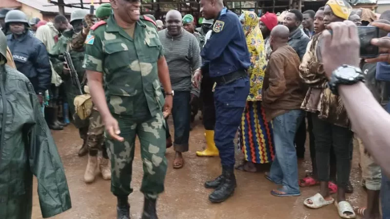 Ituri : en mission d’itinérance de Soleniama à Kilo, le gouverneur militaire a prêché la paix