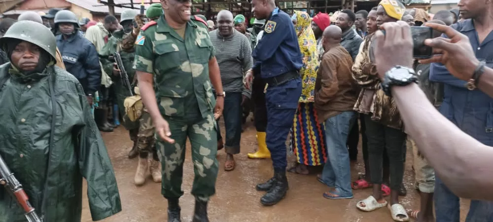 Ituri : en mission d’itinérance de Soleniama à Kilo, le gouverneur militaire a prêché la paix