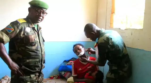 Irumu : grâce à l’armée, deux enfants blessés par bombes artisanales et d’autres otages de l’ADF pris en charge sanitaire