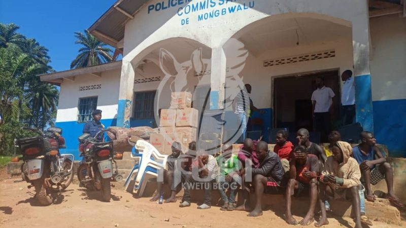 Djugu : une dizaine de présumés criminels parmi lesquels des militaires FARDC arrêtés à Mongbwalu