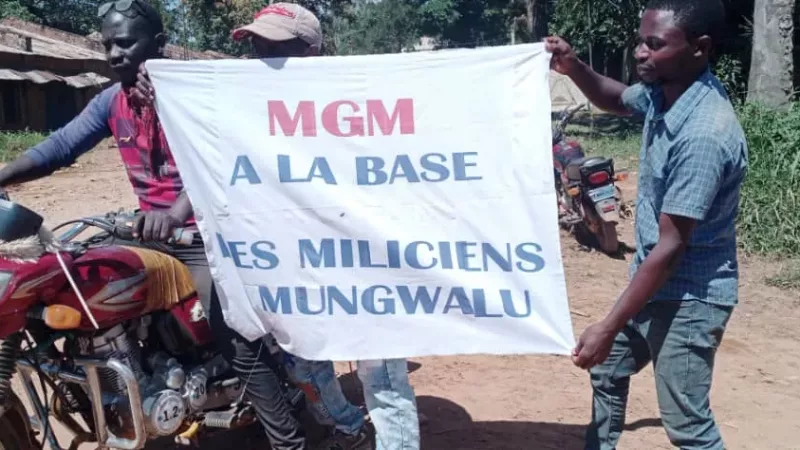 Djugu : manifestation de la société civile et forces vives pour exiger le départ de la société minière MGM de Mongbwalu