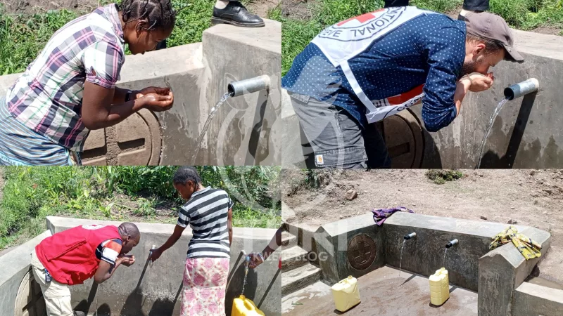 Ituri-Boga : quatre villages accèdent à l’eau propre, de suite de points d’eau réhabilités par le CICR et la Croix-Rouge