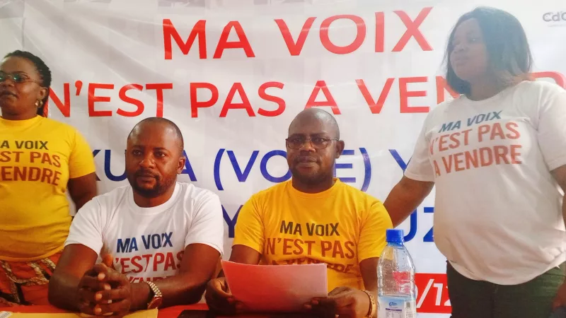 Ituri-Politique : la campagne « ma voix n’est pas à vendre » lancée à Bunia