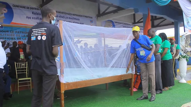 Bunia – campagne de distribution des moustiquaires: la population exhortée à en faire bon usage