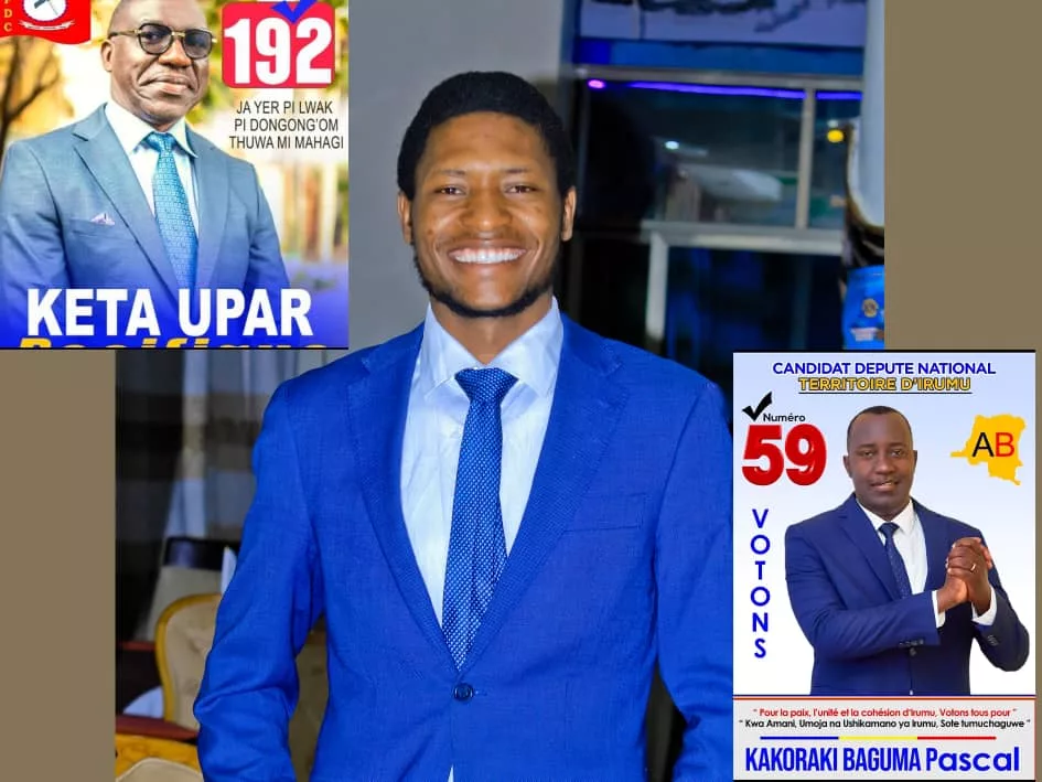 Ituri-législative nationale : Pascal Kakoraki et Pacifique Ketha méritent d’être élus à Irumu et Mahagi (Janvier Bamnoba)